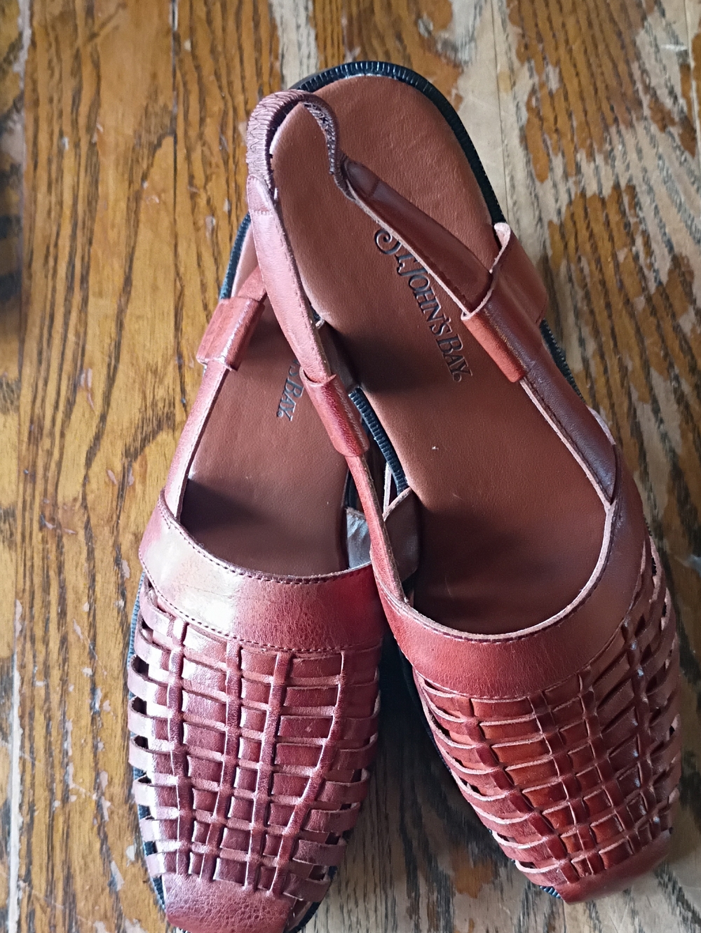 St. John's Bay Women's Woven Slingback Sandals - NWOT
